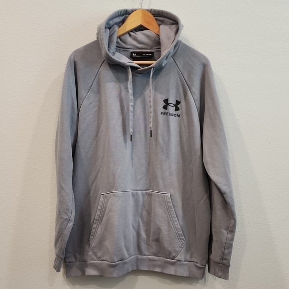 Under Armour Men's Gray Freedom Hoodie - Picture 1 of 7